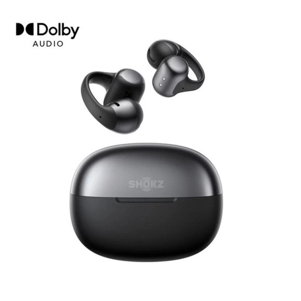 New, Sealed! Shokz OpenDots ONE True Wireless Earbuds Black Open Dots Microphone
